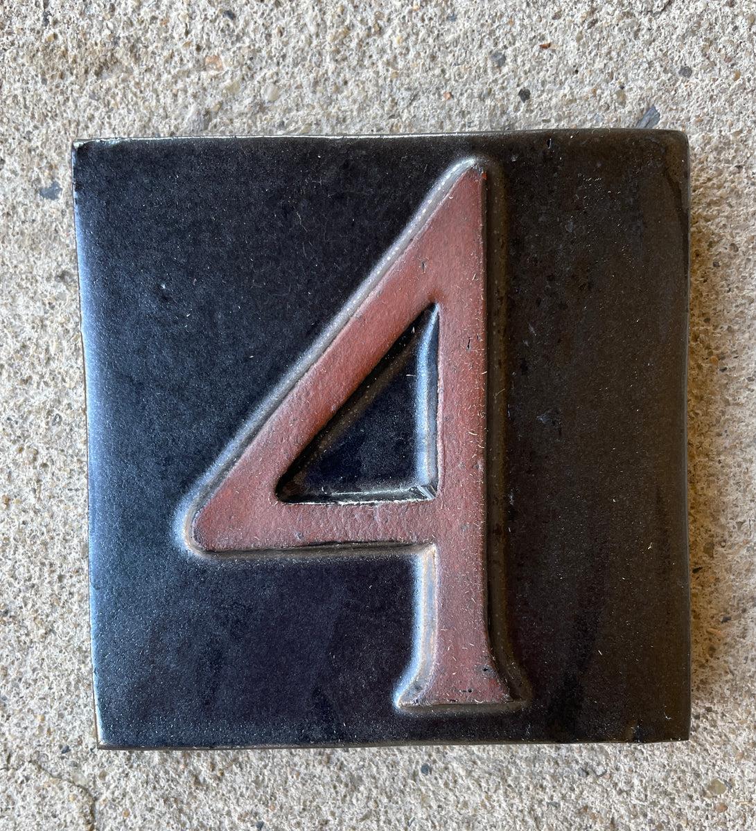 4x4 House Numbers Series Four – TheTileWorks